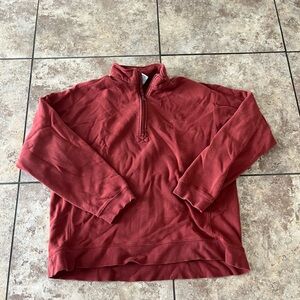 Vintage Columbia Men’s pullover burnt orange size L